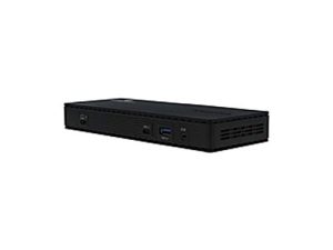 VT4800 Thunderbolt 3 USB-C Docking Station w / 60W PD - قاعدة توصيل متوافقة مع أنظمة TB3 و USB-C Windows و Mac ، طاقة تصل إلى 60 وات ، شاشة مزدوجة ، فتحة قفل Kensington ، 2X USB 3.1 ، 2X USB (مجدد)