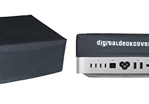 DigitalDeckCovers غطاء الغبار لجهاز كمبيوتر Apple Mac Studio [مضاد للكهرباء الساكنة ، مقاوم للماء ، قماش شديد التحمل ، أسود]