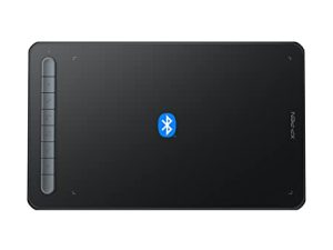 جهاز لوحي للرسم XPPen Deco MW Bluetooth Wireless Computer Graphics Tablet ، بدون بطارية X3 Stylus و 8 مفاتيح اختصار ، متوافق مع Chrome OS ، Windows 7/8/10/11 ، Linux ، Mac ، Android (8x5 بوصة ، أسود)