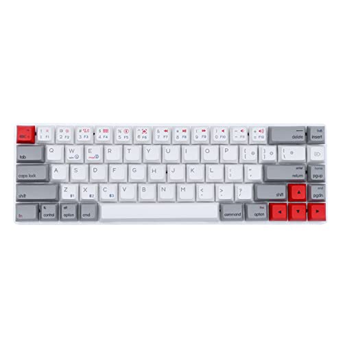 EPOMAKER NT68 65٪ RGB Hotswap Bluetooth 5.1 لوحة مفاتيح ميكانيكية سلكية للألعاب مع حامل قابل للطي ، بطارية 1900 مللي أمبير لجهاز Mac / Win / Gamer (مفتاح بني شوكولاتة ، أسود رمادي لجهاز Mac) EPOMAKER NT68 65٪ RGB Hotswap Bluetooth 5.1 لوحة مفاتيح ميكانيكية سلكية للألعاب مع حامل قابل للطي ، بطارية 1900 مللي أمبير لجهاز Mac / Win / Gamer (مفتاح بني شوكولاتة ، أسود رمادي لجهاز Mac)
