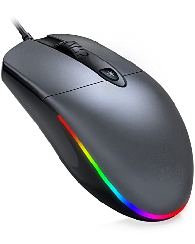 ماوس سلكي بتصميم مريح يقلل من إجهاد اليد والعضلات ، ماوس كمبيوتر USB صامت KKUOD ، ماوس 1600 نقطة في البوصة للمكتب والمنزل (رمادي ، سلكي) ماوس سلكي بتصميم مريح يقلل من إجهاد اليد والعضلات ، ماوس كمبيوتر USB صامت KKUOD ، ماوس 1600 نقطة في البوصة للمكتب والمنزل (رمادي ، سلكي)