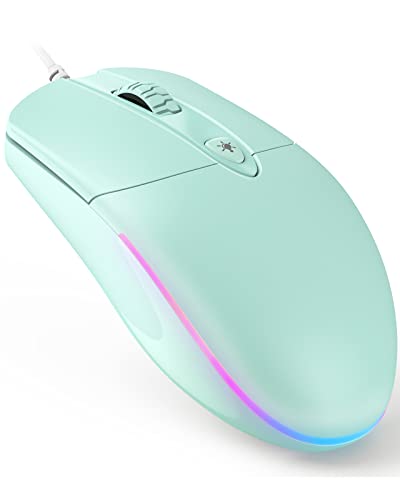 ماوس سلكي بتصميم مريح يقلل من إجهاد اليد والعضلات ، ماوس كمبيوتر USB صامت KKUOD ، ماوس 1600 نقطة في البوصة للمكتب والمنزل (أخضر ، سلكي) ماوس سلكي بتصميم مريح يقلل من إجهاد اليد والعضلات ، ماوس كمبيوتر USB صامت KKUOD ، ماوس 1600 نقطة في البوصة للمكتب والمنزل (أخضر ، سلكي)