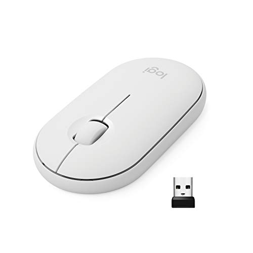 ماوس لاسلكي من لوجيتك Pebble M350 مزود بتقنية البلوتوث أو USB - ماوس كمبيوتر صامت ونحيف مع خاصية النقر الهادئ لأجهزة iPad والكمبيوتر المحمول والكمبيوتر المحمول والكمبيوتر الشخصي وماك - أوف وايت (متجدد) ماوس لاسلكي من لوجيتك Pebble M350 مزود بتقنية البلوتوث أو USB - ماوس كمبيوتر صامت ونحيف مع خاصية النقر الهادئ لأجهزة iPad والكمبيوتر المحمول والكمبيوتر المحمول والكمبيوتر الشخصي وماك - أوف وايت (متجدد)