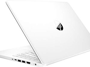 كمبيوتر محمول 2022 HP رفيع وخفيف الوزن بدقة 14 بوصة ، معالج Intel Celeron N4020 ، ذاكرة وصول عشوائي 4 جيجابايت ، 64 جيجابايت eMMC ، كاميرا ويب ، HDMI ، Windows 10 S ، ملحقات Office 365 / IFT لمدة عام واحد (Google Classroom أو متوافق مع Zoom) أبيض