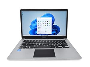 Fusion5 14.1 "T90 N4 Intel Quad Core Windows 11 Home Laptop (Intel Celeron، N4120 Quad Core، 64Gb eMMC، 4GB RAM، Windows 11، DualBand WiFi، Webcam، 2X USB 3.0، Mini HDMI)