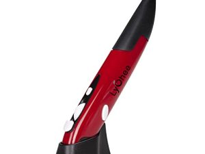 ماوس قلم الجيب البصري اللاسلكي ، Lychee 2.4GHZ USB قلم بصري لاسلكي فأرة 800/1200/1600 DPI قابلة للتعديل بخط اليد لأجهزة الكمبيوتر المحمول والكمبيوتر المحمول والكمبيوتر Mac (أحمر)