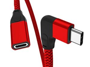 كابل تمديد USB C بزاوية يمينية من إيتراكس 0.66 قدم ، 10 جيجابت في الثانية من النوع C 3.1 Gen2 موسع ذكر إلى أنثى ، سلك تمديد USB C بزاوية 90 درجة لأجهزة MacBook ، Mac ، iPad Pro / Air 4 5 / Mini 6،10 ، Nintendo Switch ، Steam ظهر السفينة
