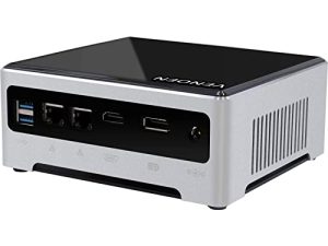Windows 11 Mini PC، Core i7 10750H، 8GB DDR4 RAM 1TB NVME SSD، Dual SSD Slot، Dual Gigaibt Lan، HD-MI، DP، 2-Display، USB3.0، Wifi AC، BT، Cooling Fan، Auto Power On، كمبيوتر صغير الحجم
