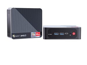 Beelink SER3 Mini PC W-11 ، AMD Ryzen 7 3750H ، DDR4 16 جيجا رام 500 جيجا بايت NVMe M.2 SSD ، WiFi 5 ، مخرج HDMI مزدوج 4K @ 60 هرتز ، كمبيوتر مكتبي للأعمال المكتبية ، كمبيوتر مكتبي صغير ، HTPC تشغيل تلقائي