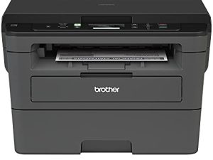 طابعة Brother صغيرة الحجم أحادية اللون لاسلكية لاسلكية الكل في واحد HL-L2390 لمكتب الأعمال - مسح ضوئي ونسخ الطباعة المسطحة - سرعة طباعة 32 صفحة في الدقيقة ، طباعة مزدوجة على الوجهين ، 250 ورقة ، كابل طابعة USB BROAGE