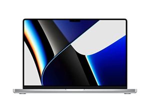 أواخر عام 2021 Apple MacBook Pro مع شريحة Apple M1 Max (16 بوصة ، 32 غيغابايت من ذاكرة الوصول العشوائي ، 1 تيرابايت SSD) فضي (مجدد)