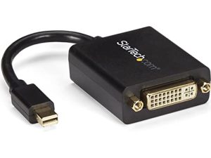 StarTech.com Mini DisplayPort to DVI Adapter - Mini DP to DVI-D Converter - 1080p Video - VESA Certified - mDP أو Thunderbolt 1/2 Mac / PC to DVI Monitor - mDP 1.2 to DVI Single-Link Dongle (MDP2DVI)
