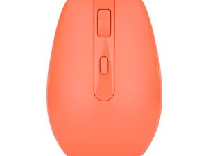 Rii Wireless Mouse RM700 2.4G فأرة صامتة مع 3200 نقطة في البوصة ، فأرة كمبيوتر مع مستقبل نانو USB لأجهزة الكمبيوتر المحمول والكمبيوتر الشخصي وأجهزة Mac و Chromebook و Windows و School Work (برتقالي)