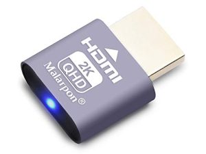 قابس HDMI Dummy Plug محاكي عرض بدون رأس DDC EDID بدون رأس مع نظام التشغيل Windows Mac OSX Linux رائع لدعم تسريع الرسومات 1920x1080 @ 60Hz 1P