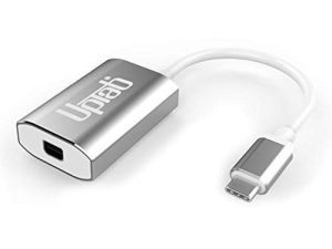 محول UPTab USB C إلى Mini DisplayPort (4K @ 60Hz) محول USB-C / Thunderbolt 3 إلى MDP مع منفذ طاقة لجهاز M2 MacBook Pro / Air الجديد ، iPad Pro ، Mac Mini M1 / M2 ، iMac والمزيد (فضي)