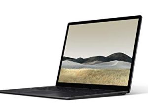 Microsoft Surface Laptop 3 - شاشة لمس 15 بوصة - AMD Ryzen 7 Surface Edition - ذاكرة 32 جيجا بايت - محرك أقراص مزود بذاكرة مصنوعة من مكونات صلبة سعة 1 تيرا بايت - أسود غير لامع