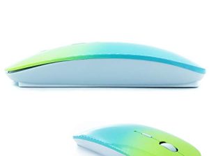 ماوس بلوتوث قابل لإعادة الشحن لأجهزة MacBook pro / MacBook air / iPad ، ماوس لاسلكي لأجهزة الكمبيوتر المحمول / الكمبيوتر المحمول / الكمبيوتر الشخصي / iPad / Chromebook (BT / A Blue-Green)
