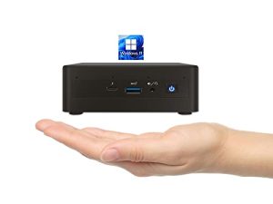 【Windows 11】 Intel NUC11PAHi7 Mini PC / HTPC ، كمبيوتر صغير ، رباعي النواة i7 1165G7 - حتى 4.7 جيجاهرتز Turbo ، NVMe SSD DDR4 RAM ، WiFi 6 ، BT 5.0 Thunderbolt 3 ، دعم 8K ، شاشة رباعية قادرة (16 جيجابايت + 1 تيرابايت)
