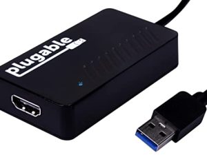 محول رسومات فيديو USB 3.0 إلى HDMI قابل للتوصيل مع صوت لشاشات متعددة تصل إلى 2560 × 1440 يدعم أنظمة التشغيل Windows 11 و 10 و 8.1 و 7 و XP و Mac