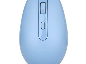 Rii Wireless Mouse RM700 2.4G فأرة صامتة مع 3200 نقطة في البوصة ، فأرة كمبيوتر مع مستقبل نانو USB لأجهزة الكمبيوتر المحمول والكمبيوتر الشخصي وأجهزة Mac و Windows والعمل المدرسي (أزرق سييرا)
