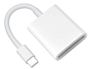 قارئ بطاقات USB C SD ، محول بطاقة Tiansong USB-C Memroy ، عارض الكاميرا لجهاز Android Type C OTG ، قارئ بطاقات SD محمول لجهاز Mac MacBook Air / Pro M1 iPad Pro Samsung S21 / S22 (أبيض)