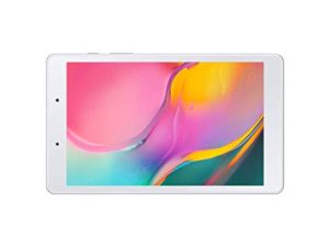 Samsung Galaxy Tab A 8.0-inch Android Tablet 64GB Wi-Fi خفيفة الوزن شاشة كبيرة تشعر بالكاميرا بطارية تدوم طويلاً ، فضي