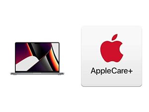 2021 Apple MacBook Pro (14 بوصة ، شريحة Apple M1 Pro مع وحدة معالجة مركزية 10 أنوية ووحدة معالجة رسومات 16 نواة ، وذاكرة وصول عشوائي 16 جيجابايت ، و 1 تيرابايت SSD) - رمادي فلكي AppleCare + لجهاز MacBook Pro مقاس 14 بوصة
