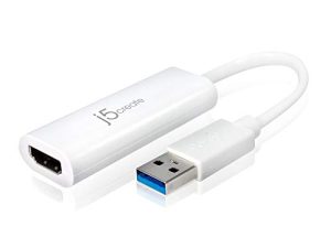 j5create USB إلى HDMI مهايئ متعدد الشاشات يدعم 1080p 2048 x 1152 @ 32 بت | USB 3.0 مع دعم 2.0 | المحول متوافق مع كل من Mac و Windows