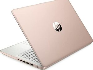 2021 HP 14 inch TouchScreen HD Laptop، Intel Celeron N4020، 4GB DDR4، 64GB eMMC، Webcam، HDMI، Windows 10 S (Google Classroom or Zoom) (Rose Pink) (Renewed) Rose Gold 14-14.99 بوصة
