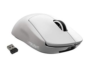 ماوس الألعاب اللاسلكي Logitech G PRO X Superlight ، خفيف الوزن للغاية ، مستشعر Hero 25K ، 25600 نقطة في البوصة ، 5 أزرار قابلة للبرمجة ، عمر بطارية طويل ، متوافق مع الكمبيوتر الشخصي / Mac - أبيض (متجدد)