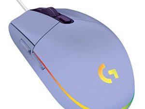 لوجيتك G203 بروديجي ماوس ألعاب سلكي ، 8000 نقطة في البوصة ، RGB ، خفيف الوزن ، 6 أزرار قابلة للبرمجة ، ذاكرة على اللوحة ، متوافق مع الكمبيوتر الشخصي / ماك - أرجواني