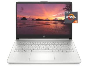 لاب توب إتش بي 14 ، AMD Ryzen 5 5500U ، 8 جيجا بايت رام ، 256 جيجا بايت SSD ، 14 بوصة شاشة Full HD ، Windows 11 Home ، نحيف ومحمول ، شاشة Micro-edge ومضادة للتوهج ، عمر بطارية طويل (14-fq1025nr ، 2021)