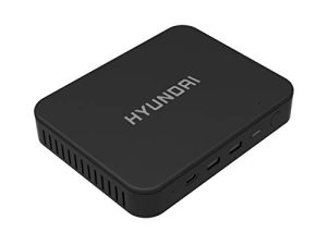 هيونداي | كمبيوتر ميني للأعمال | 4 جيجا بايت رام و 64 جيجا بايت SSD و Intel N4020 | كمبيوتر صغير ومحمول ومضغوط | سعة تخزين قابلة للتوسيع مع MicroSD و USB-C و Windows 10 Pro ومنافذ HDMI و VGA و Vesa Mount - HTN4020MPC