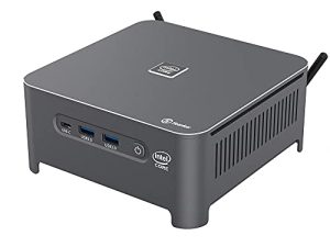 كمبيوتر صغير معالجات Intel i7-10750H ، 16 جيجا بايت DDR4 RAM 512 جيجا بايت SSD كمبيوتر صغير يعمل بنظام Windows 10Pro ، كمبيوتر سطح المكتب الصغير مع HDMI / DP ثنائي خرج يدعم mSATA ثنائي النطاق WiFi 2.4G / 5G BT 5.0 جيجابت إيثرنت