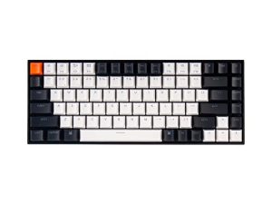 Keychron K2 75٪ Layout قابل للتبديل السريع Bluetooth Wireless / USB لوحة مفاتيح ميكانيكية سلكية مع Gateron G Pro Blue Switch / Double-Shot Keycaps / RGB Backlit 84 Keyboad Computer Keyboad for Mac Windows الإصدار 2