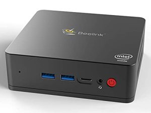 بيلينك U55 ميني كمبيوتر ويندوز 10 برو ، معالج انتل كور i3-5005U 8 جيجا رام 128 جيجا اس اس دي ، 4 كيه اتش دي ثنائي اتش دي ام اي يو اس بي 3.0 ، ثنائي النطاق واي فاي جيجابت ايثرنت BT 4.2 دعم التشغيل التلقائي
