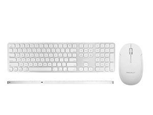 Macally Bluetooth Wireless Mac Keyboard وماوس بلوتوث هادئ ، الاقتران المثالي مع جهاز Mac الخاص بك