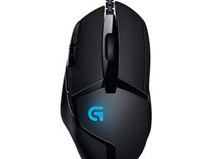 لوجيتك G402 Hyperion Fury ماوس ألعاب سلكي ، 4000 نقطة في البوصة ، خفيف الوزن ، 8 أزرار قابلة للبرمجة ، متوافق مع الكمبيوتر الشخصي / ماك - أسود