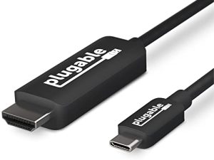 كابل USB C إلى HDMI قابل للتوصيل بطول 6 أقدام - قم بتوصيل USB-C أو Thunderbolt 3 أو Thunderbolt 4 أو أجهزة الكمبيوتر المحمولة USB4 إلى شاشات HDMI حتى 4K @ 60 هرتز - متوافق مع Mac و Windows ، HDMI 2.0 ، 1.8 متر