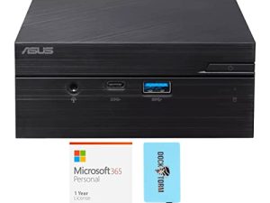 سطح المكتب ASUS PN51-S1 Home & Business Mini (AMD Ryzen 3 5300U رباعي النواة ، 8 جيجابايت رام ، 256 جيجابايت m.2 SATA SSD + 2 تيرابايت HDD (2.5) ، AMD Radeon ، WiFi ، Bluetooth ، HDMI ، Win 10 Home) مع MS 365 شخصي ، المحور