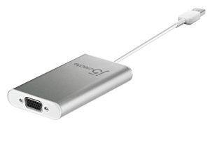 j5create USB to VGA Display Adapter 1080p دقة عالية تصل إلى 2048 x 1152 | منفذ USB 3.1 / 3.0 / 2.0 | متوافق مع أنظمة التشغيل Windows 10 و 8.1 و 8،7 و Mac 10.8 إلى 10.13.3