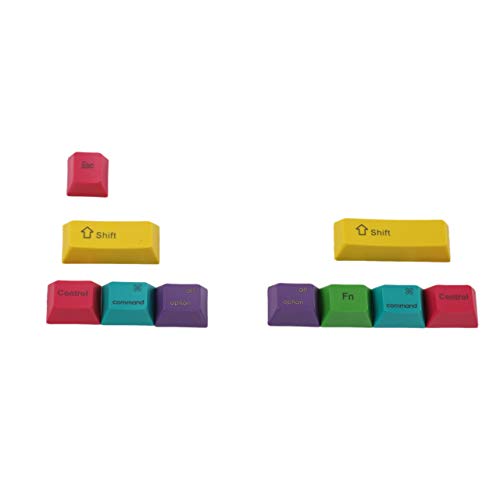 ملف تعريف OEM PBT RGBY CMYK معدّلات 10 مفاتيح منقوشة بالليزر Keycaps Mac Keycaps للوحة مفاتيح Cherry MX الميكانيكية (أعلى CMYK Mac) ملف تعريف OEM PBT RGBY CMYK معدّلات 10 مفاتيح منقوشة بالليزر Keycaps Mac Keycaps للوحة مفاتيح Cherry MX الميكانيكية (أعلى CMYK Mac)