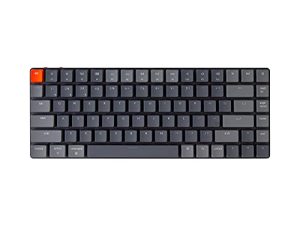 Keychron K3 75٪ Layout 84-Key نحيف للغاية قابل للتبديل السريع لوحة مفاتيح ميكانيكية بلوتوث لاسلكية مع مفتاح أزرق بصري منخفض المستوى / إضاءة خلفية LED بيضاء / USB سلكي لنظام التشغيل Mac Windows-الإصدار 2