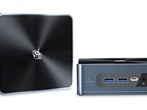 كمبيوتر شخصي صغير متعدد الاستخدامات من Beelink SEI10 ، معالج Intel 10th Gen i5-1035G4 حتى 3.7 جيجا هرتز 8 جيجا بايت DDR4 ، 256 جيجا بايت NVMe SSD ، منفذ HDMI مزدوج 4K @ 60 هرتز سريع التبديد الحراري للكمبيوتر ، تشغيل تلقائي