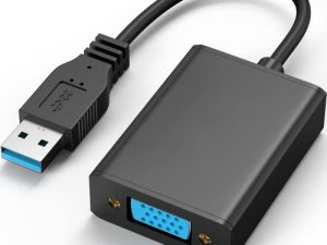 محول Viagkiki USB إلى VGA ، محول USB 3.0 إلى VGA متعدد العرض 1080p ، محول USB إلى VGA للشاشة متوافق مع Windows 7/8 / 8.1 / 10/11 (لا يدعم Mac / Chromebook / Linux)