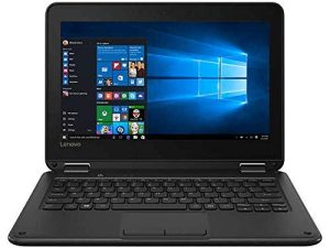 Lenovo 2019 New 300e Flagship 2-in-1 Business Laptop / Tablet، 11.6 "HD IPS Touch Screen، Intel Celeron Quad-Core N3450 up to 2.2GHz، 4GB DDR4، 64GB eMMC، Windows 10 S / Pro، اختر محرك أقراص فلاش