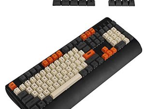 YMDK Carbon Dye Sub 108 87 61 Key Mac Keys Thick PBT OEM Profile Keycap for Standard 104 TKL 60٪ MX Switches Keyboard (Only Keycap) (108 Plus Mac)