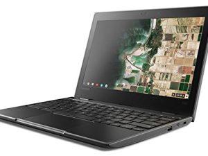 Lenovo 100e 81ER000BUS 11.6 "HD Chromebook ، Intel Dual-Core Celeron N3350 1.1 جيجاهرتز حتى 2.4 جيجاهرتز ، 4 جيجابايت رام ، 16 جيجابايت SSD ، بلوتوث ، USB Type C ، 802.11ac ، كاميرا ويب ، Chrome OS