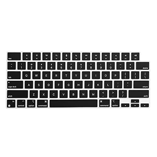 غطاء لوحة مفاتيح ProElife لجهاز MacBook Air 13.6 بوصة 2022 شريحة Apple M2 (طراز: A2681) ، واقي لوحة مفاتيح سيليكون رفيع للغاية US Enter لـ 2022 MacBook Air 13.6 '' M2 Chip Accessory (أسود) غطاء لوحة مفاتيح ProElife لجهاز MacBook Air 13.6 بوصة 2022 شريحة Apple M2 (طراز: A2681) ، واقي لوحة مفاتيح سيليكون رفيع للغاية US Enter لـ 2022 MacBook Air 13.6 '' M2 Chip Accessory (أسود)