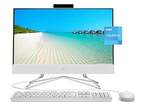 أحدث كمبيوتر مكتبي HP 2022 الكل في واحد ، شاشة 21.5 بوصة FHD ، Intel Celeron G5905T ، ذاكرة وصول عشوائي 32 جيجا بايت ، 1 تيرا بايت PCIe SSD ، كاميرا ويب ، WiFi ، HDMI ، RJ-45 ، لوحة مفاتيح وماوس سلكي ، DVD-RW ، Windows 11 Home ، أبيض
